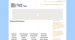 Desktop Screenshot of mandalacoloringpages.net